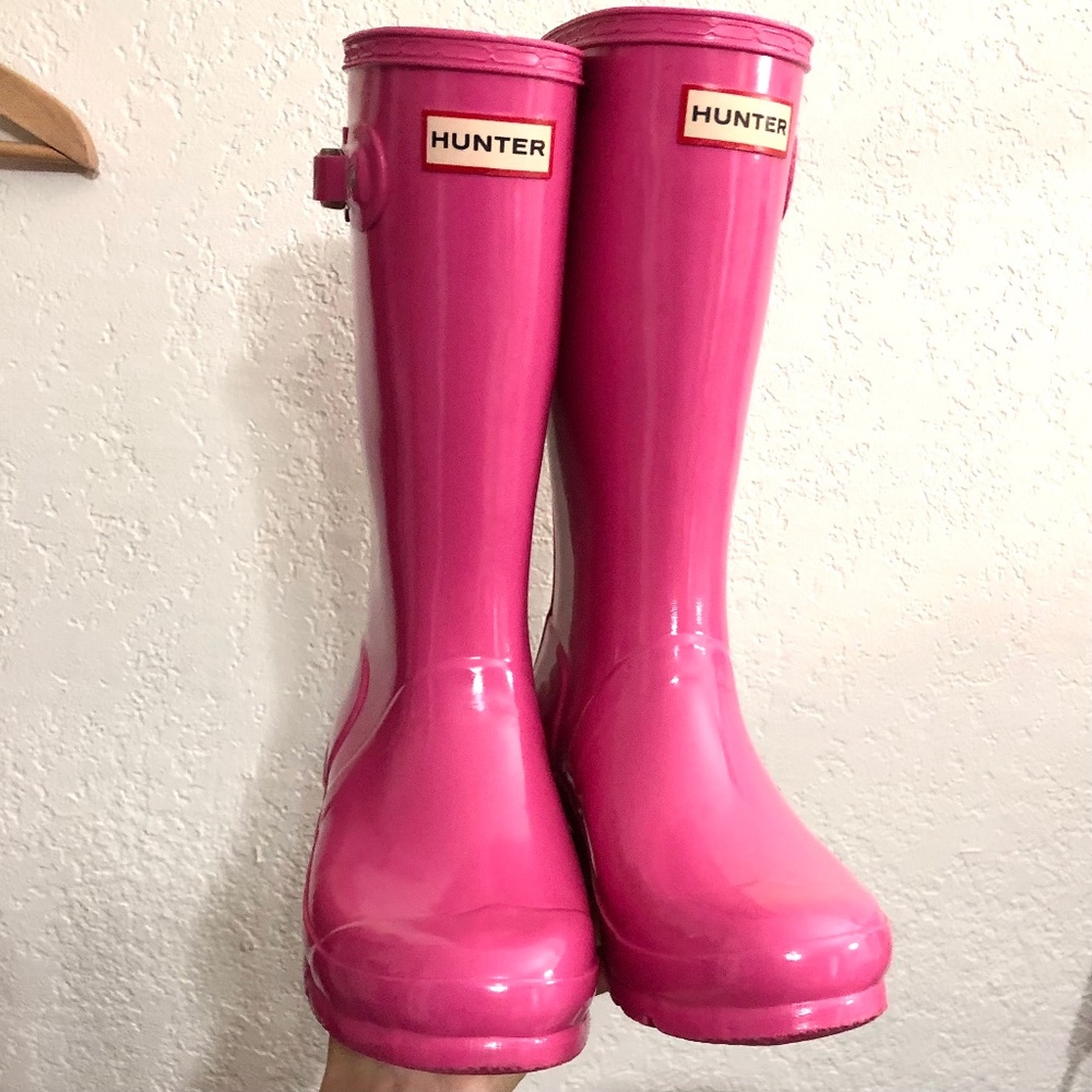 Pink Hunter Rainboots